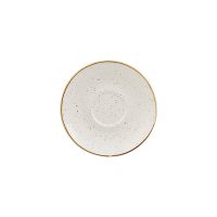 Stonecast Barley White Cappuccino Saucer - 156mm (Pack of 12)