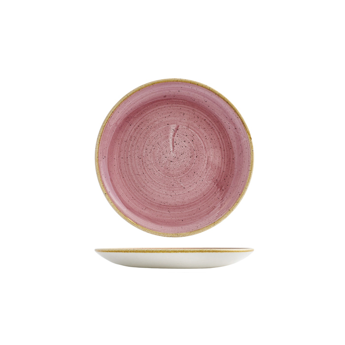 Stonecast Petal Pink Round Coupe Plate - 165mm (Pack of 12)