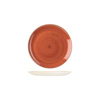 Stonecast Spiced Orange Round Coupe Plate - 165mm (Pack of 12)