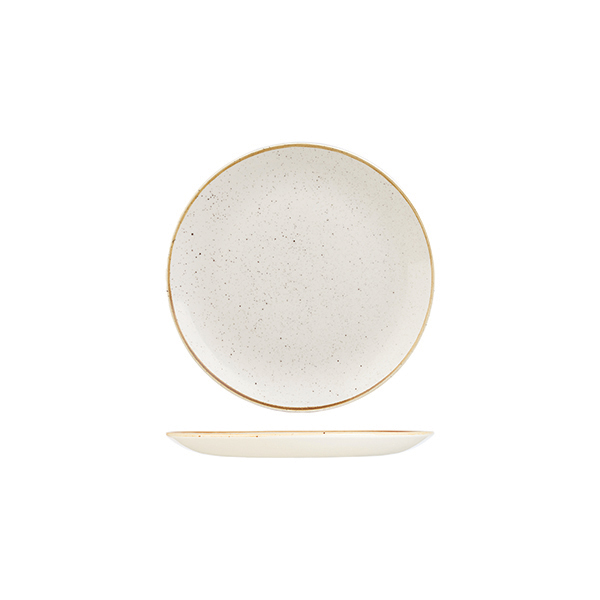 Stonecast Barley White Round Coupe Plate - 165mm (Pack of 12)