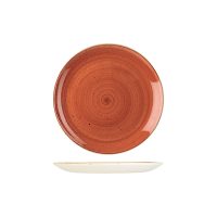 Stonecast Spiced Orange Round Coupe Plate - 217mm (Pack of 12)