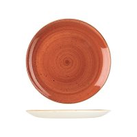 Stonecast Spiced Orange Round Coupe Plate - 260mm (Pack of 12)