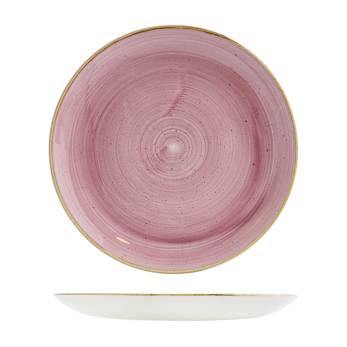 Stonecast Petal Pink Round Coupe Plate - 288mm (Pack of 12)