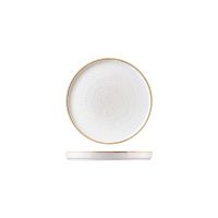 Stonecast Barley White Round Walled Plate - 210mm (Pack of 6)
