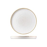 Stonecast Barley White Round Walled Plate - 260mm (Pack of 6)