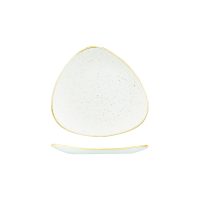 Stonecast Barley White Triangular Plate - 192mm (Pack of 12)