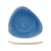 Stonecast Cornflower Blue Triangular Plate - 311mm (Pack of 6)
