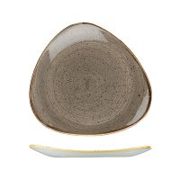 Stonecast Peppercorn Grey Triangular Plate - 311mm (Pack of 6)