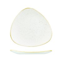 Stonecast Barley White Triangular Plate - 311mm (Pack of 6)