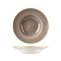 Stonecast Peppercorn Grey Round Bowl - Wide Rim - 284ml (Pack of 12)