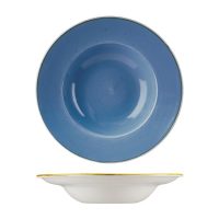 Stonecast Cornflower Blue Soup / Pasta Bowl Wide Rim - 468ml (Pack of 12)