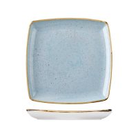 Stonecast Duck Egg Deep Square Plate - 268x268mm (Pack of 6)
