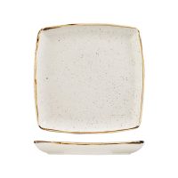 Stonecast Barley White Deep Square Plate - 268x268mm (Pack of 6)