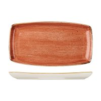 Stonecast Spiced Orange Oblong Chef's Plate - 345x185mm (Pack of 6)