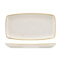 Stonecast Barley White Oblong Plate - 345x185mm (Pack of 6)