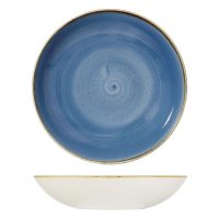 Stonecast Cornflower Blue Round Coupe Bowl - 2400ml (Pack of 6)