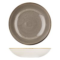 Stonecast Peppercorn Grey Round Coupe Bowl - 2400ml (Pack of 6)