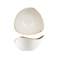 Stonecast Barley White Triangular Bowl - 260ml (Pack of 12)
