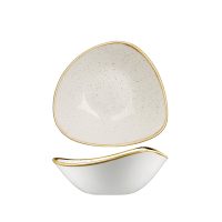 Stonecast Barley White Triangular Bowl - 370ml (Pack of 12)