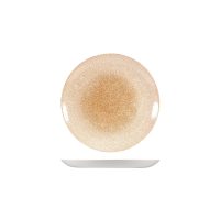Churchill Studio Prints Raku Garnet Orange Round Coupe Plate - 165mm (Pack of 12)