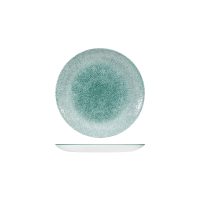 Churchill Studio Prints Raku Jade Green Round Coupe Plate - 165mm (Pack of 12)