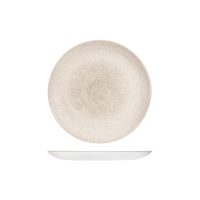 Churchill Studio Prints Raku Agate Grey Round Coupe Plate - 217mm (Pack of 12)