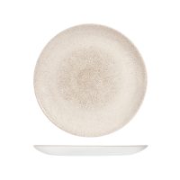 Churchill Studio Prints Raku Agate Grey Round Coupe Plate - 260mm (Pack of 12)