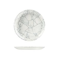 Churchill Studio Prints Kintsugi Pearl Grey Round Coupe Plate - 288mm (Pack of 12)