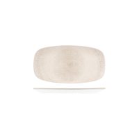 Churchill Studio Prints Raku Agate Grey Oblong Chef's Plate - 298x153mm (Pack of 12)