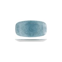Churchill Studio Prints Raku Topaz Blue Oblong Chef's Plate - 298x153mm (Pack of 12)