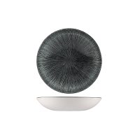 Churchill Studio Prints Agano Black Round Coupe Bowl - 426ml (Pack of 12)