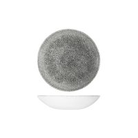 Churchill Studio Prints Raku Quartz Black Round Coupe Bowl - 426ml (Pack of 12)