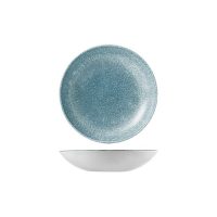 Churchill Studio Prints Raku Topaz Blue Round Coupe Bowl - 426ml (Pack of 12)