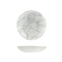 Churchill Studio Prints Kintsugi Pearl Grey Round Coupe Bowl - 1136ml (Pack of 12)