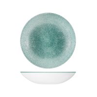 Churchill Studio Prints Raku Jade Green Round Coupe Bowl - 1136ml (Pack of 12)