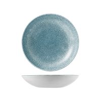 Churchill Studio Prints Raku Topaz Blue Round Coupe Bowl - 1136ml (Pack of 12)