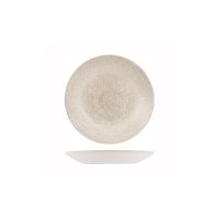 Churchill Studio Prints Raku Agate Grey Round Deep Coupe Plate - 225mm (Pack of 12)