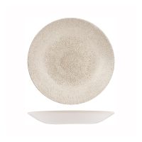 Churchill Studio Prints Raku Agate Grey Round Deep Coupe Plate - 255mm (Pack of 12)