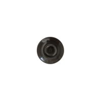 Churchill Monochrome Onyx Black Saucer - 156mm (Pack of 12)