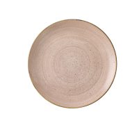 Stonecast Raw Terracotta Round Coupe Plate - 260mm (Pack of 12)