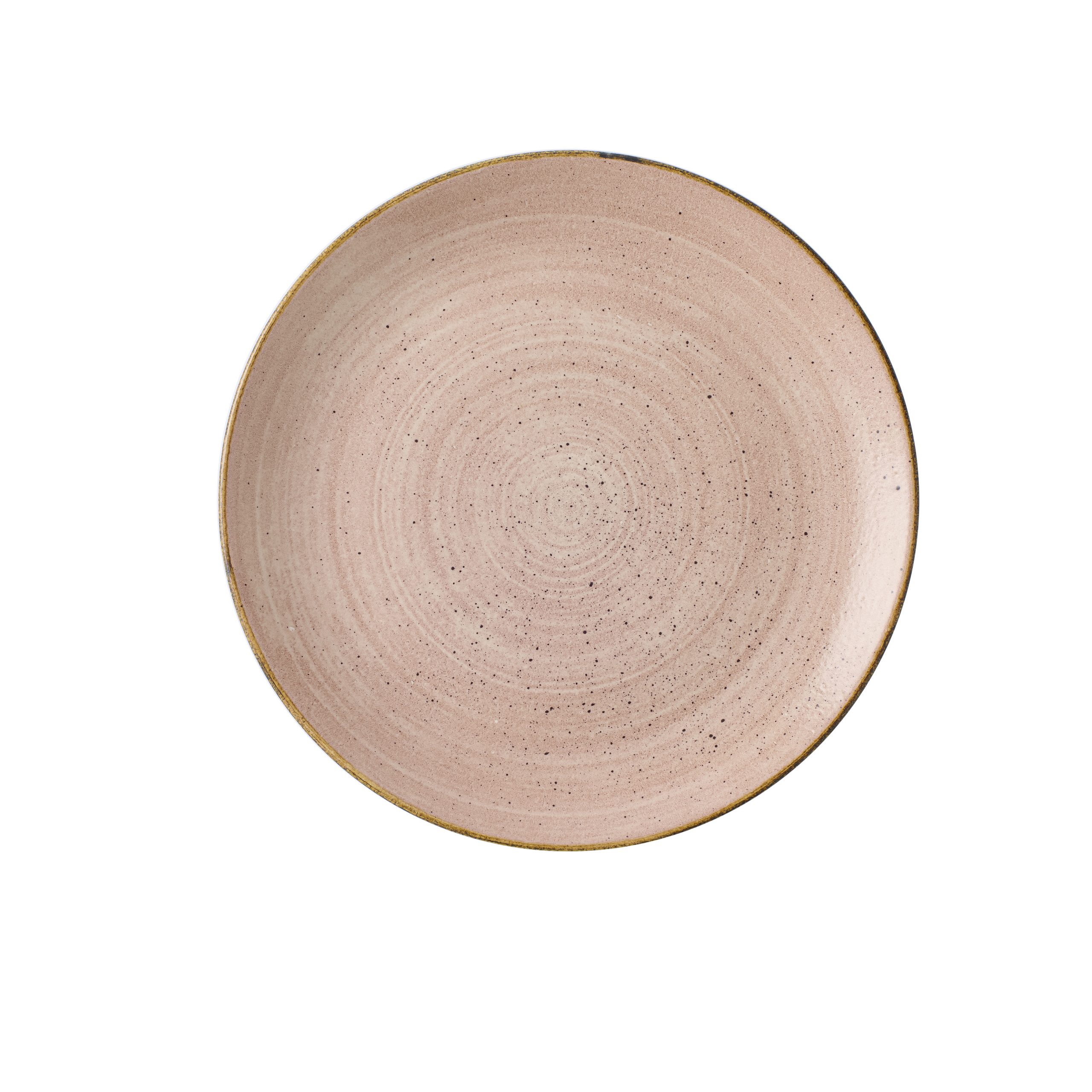 Stonecast Raw Terracotta Round Coupe Plate - 260mm (Pack of 12)