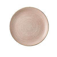 Stonecast Raw Terracotta Round Coupe Plate - 288mm (Pack of 12)