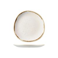 Stonecast Barley White Organic Round Plate - 210mm (Pack of 12)