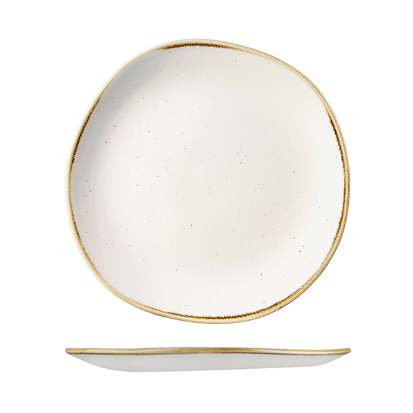 Stonecast Barley White Organic Round Plate - 264mm (Pack of 12)