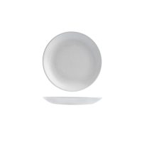 Churchill Satin Round Coupe Plate - 165mm - White (Pack of 12)