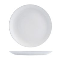 Churchill Satin Round Coupe Plate - 288mm - White (Pack of 12)