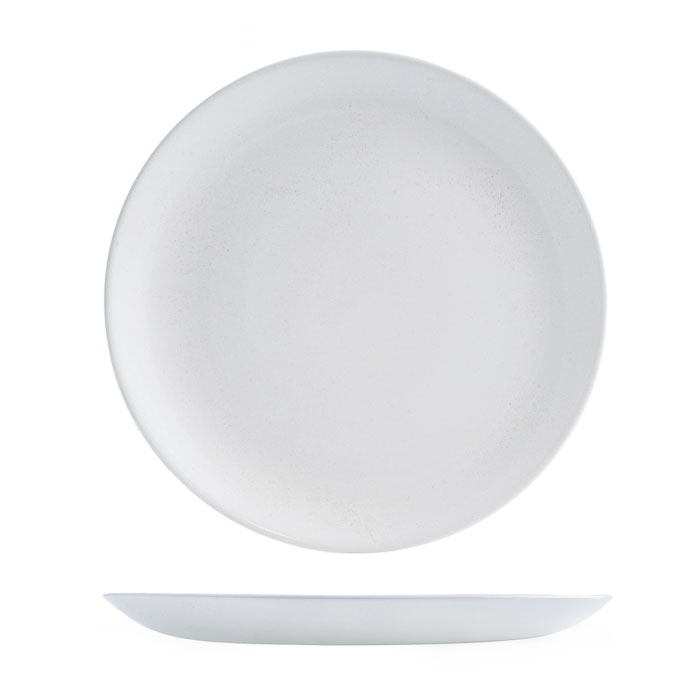 Churchill Satin Round Coupe Plate - 288mm - White (Pack of 12)