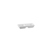 Australian Fine China Bistro Divided Condiment Dish - 66ml - White (Pack of 96)