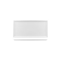 Australian Fine China Bistro Rectangular Platter - Narrow Rim - 288x142mm - White (Pack of 24)