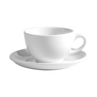 Australian Fine China Bistro Cappuccino Cup - 240ml - White (Pack of 36)